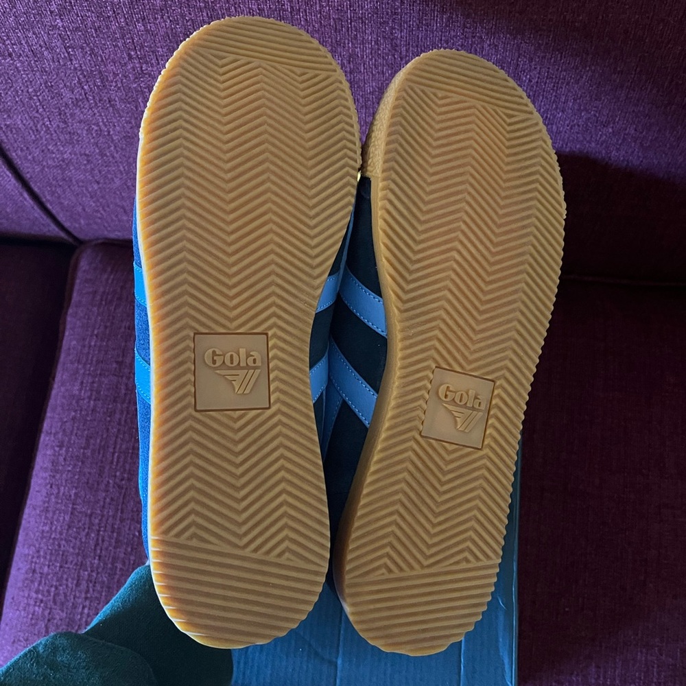 Gola Elan Sneakers, Navy, VistaBlue, and Sun - Picture 8 of 10